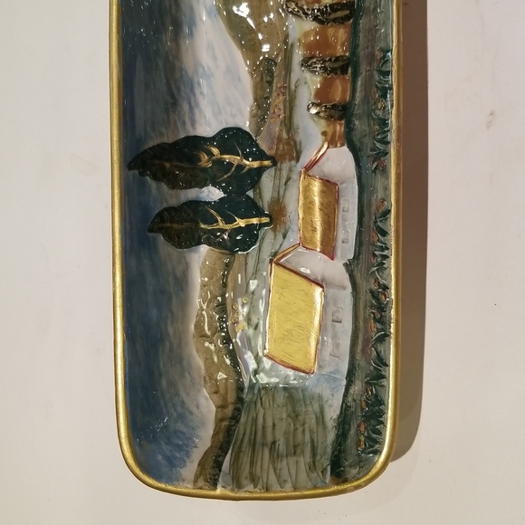 Vintage Bella Casa by Ganz large boat tray - Picture 5 of 13